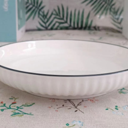 צלחת קרמיקה ראשונה 17.8X3