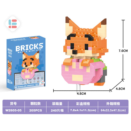 Pendant Nini Fox 205Pcs