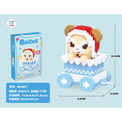 Garden Party Dada Bear_x000D_
698Pcs