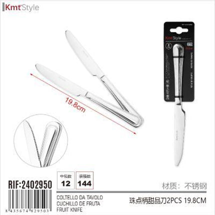 2Pcs Table Knife