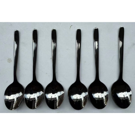 6pcs Black color  Tea Spoon
