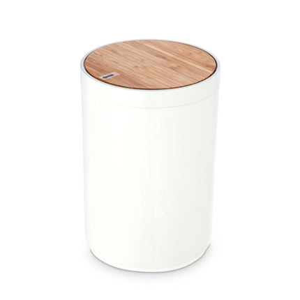 Pp Waste Bin 5L With Bamboo Lid