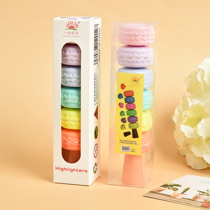 Mini Marker Macaron 6 Pcs