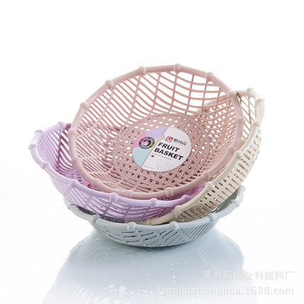 Rattan-Like Fruit Bowl