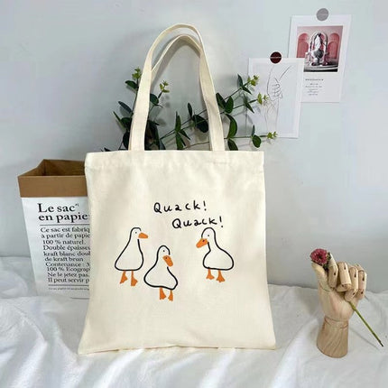 Canvas Bag With Zipper