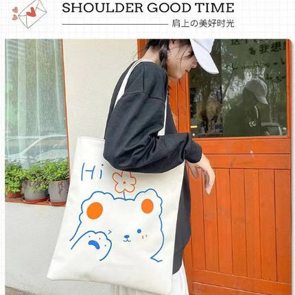 Canvas Bag With Zipper