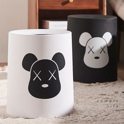 Trash Bin Only The White And The Black