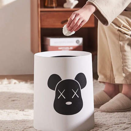 Trash Bin Only The White And The Black