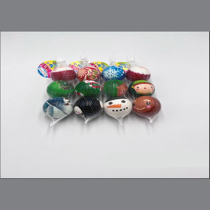 6.3cmPU Christmas Series Balls 3 pieces