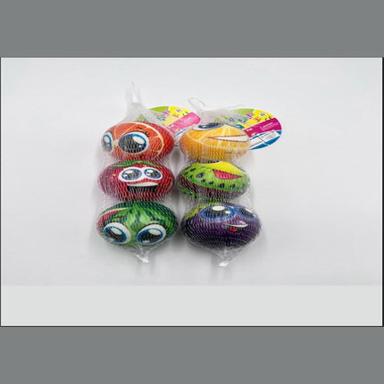 6.3cmPU Fruit Expression Ball 3pcs pack