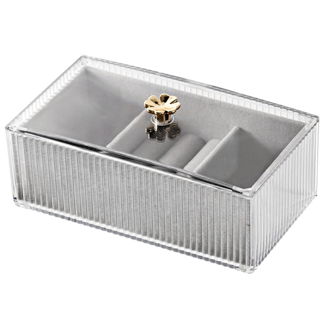Flannelette Jewellery Box With Cover (Narrow)