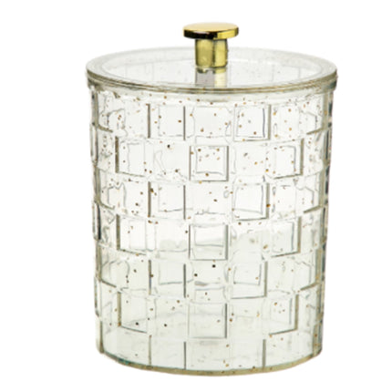 Plaid Circular Storage Box