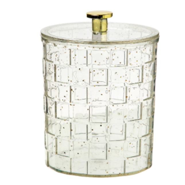 Plaid Circular Storage Box