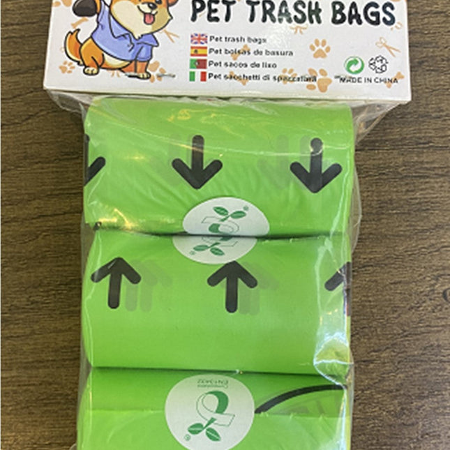 Degradable Pet Trash Bags 15Pcs/Roll