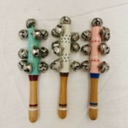 Colored handle rattle