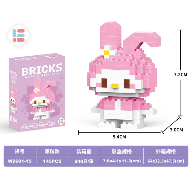 Mini Merlot Rabbit 145Pcs