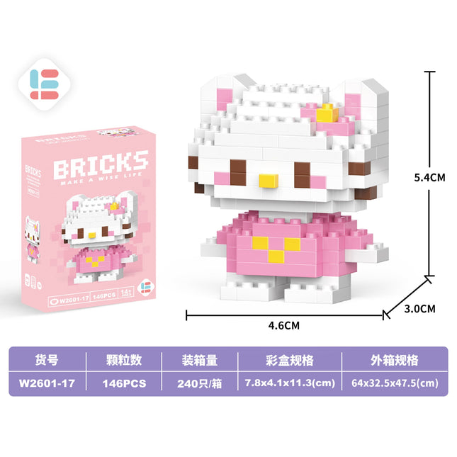 Mini Kt Cat Powder 146Pcs