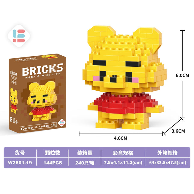 Mini Vivian Pooh 144Pcs