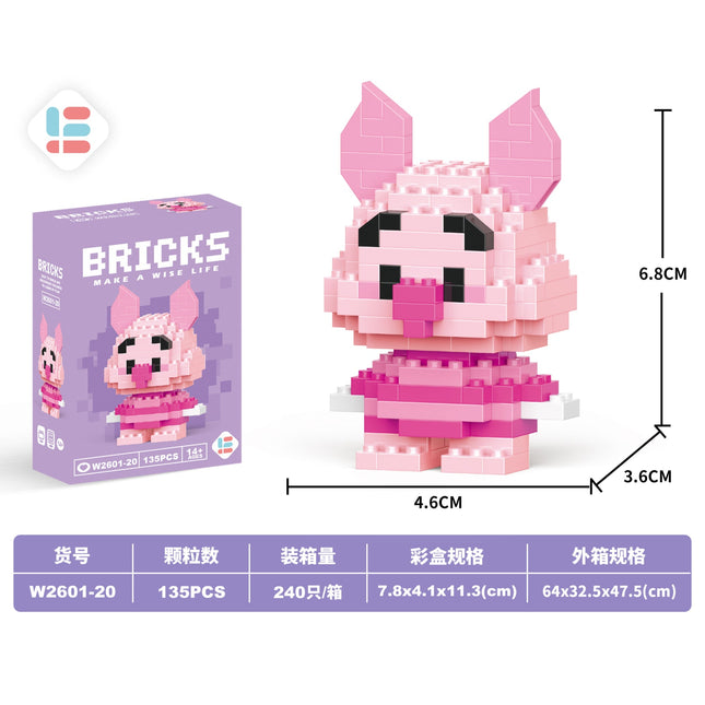 Mini Jackie Pig 135Pcs