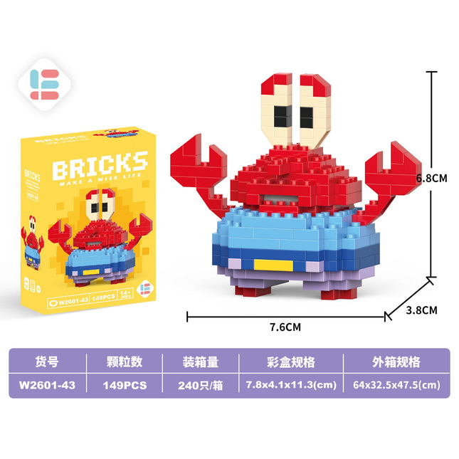 Mini Crab 149Pcs