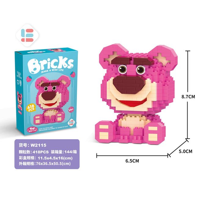 Strawberry Bear 418Pcs
