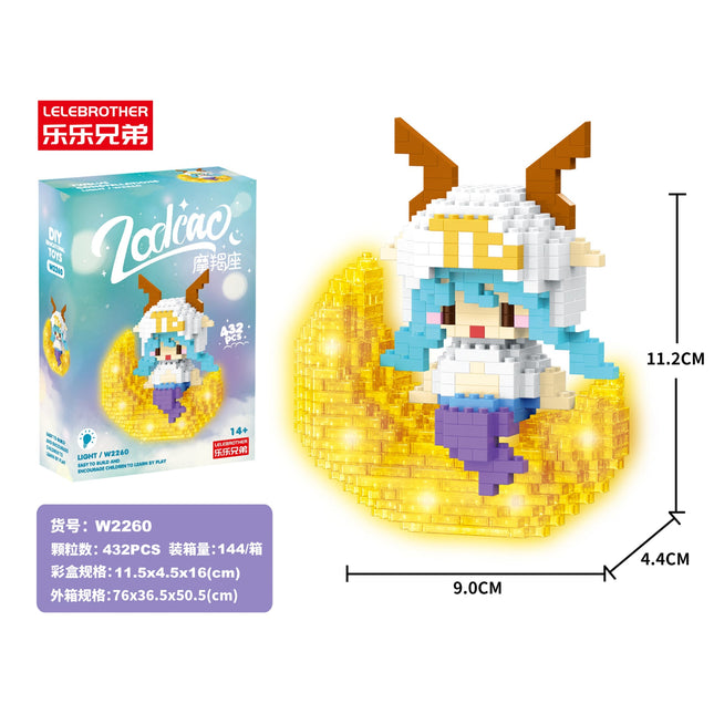 Moon Capricorn Lighting Version 432Pcs