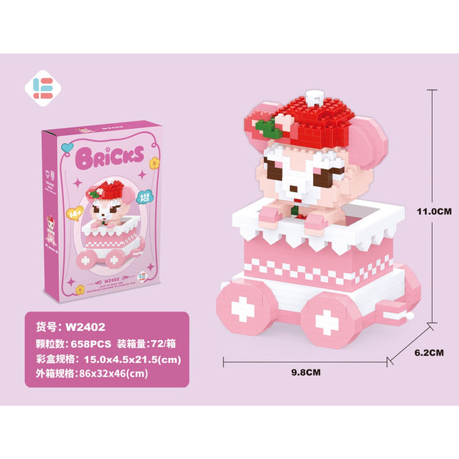 Garden Party Lily Bear_x000D_
658Pcs