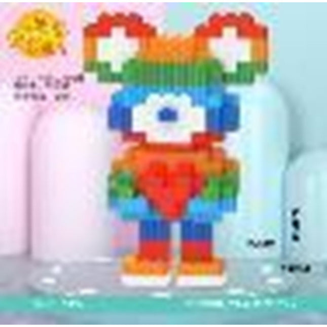 Little Rainbow Hug Bear Building Toy