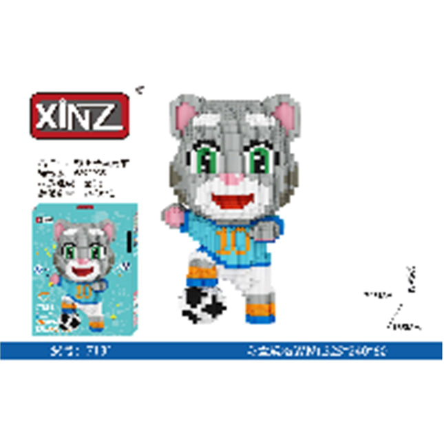 כדורגל ילד טום חתול צעצוע בניין