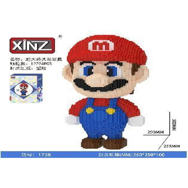 צעצוע בניין מריו קלאסי ענק