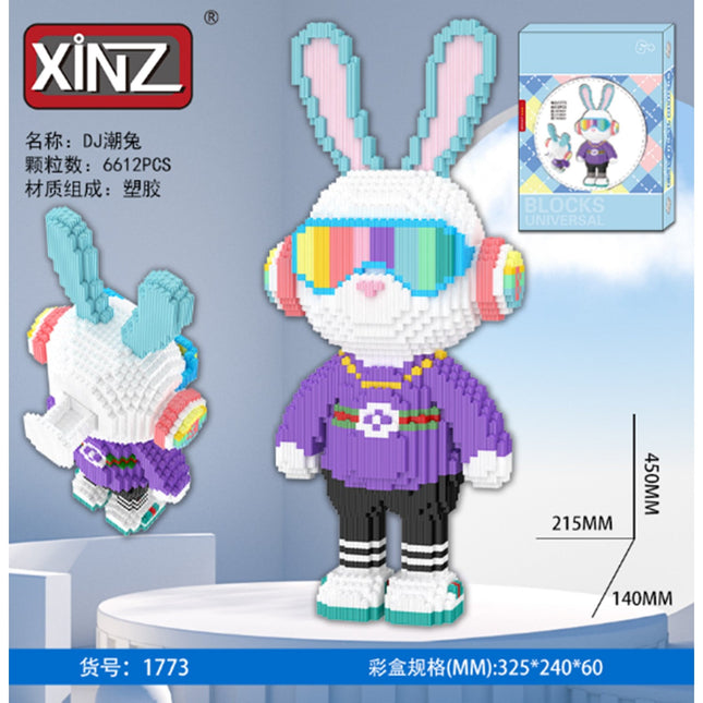 צעצוע לבניין ארנב Dj Tide