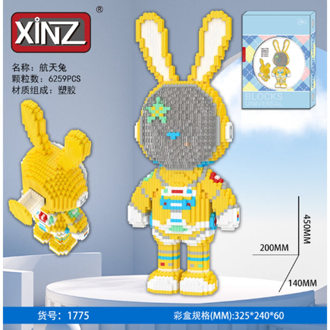 צעצוע לבניין ארנב בחלל