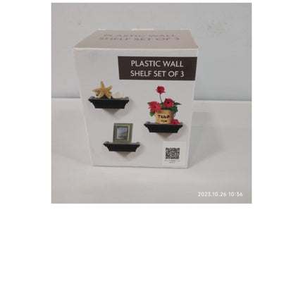 3Pc  Plastic Shelf Set