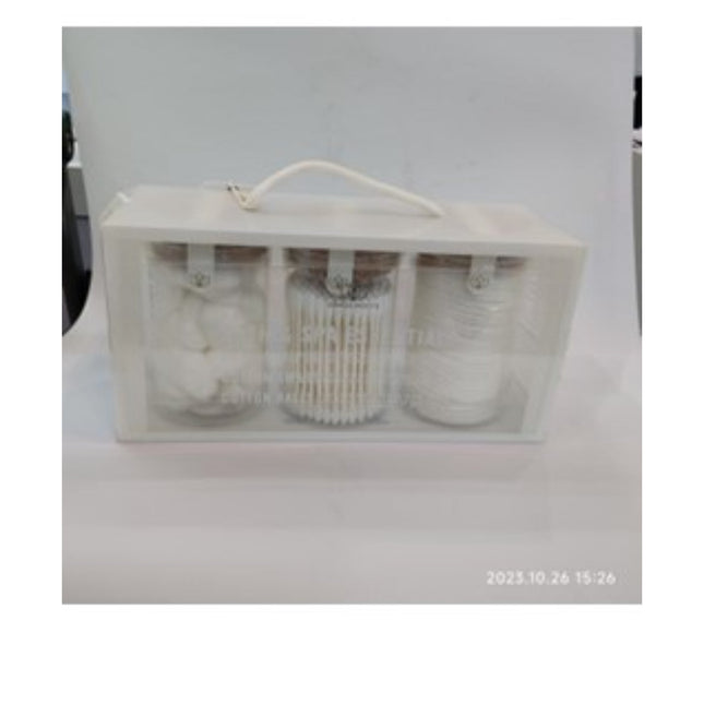 Cotton Swab,Wipes,Ball,3 Pcs/Set