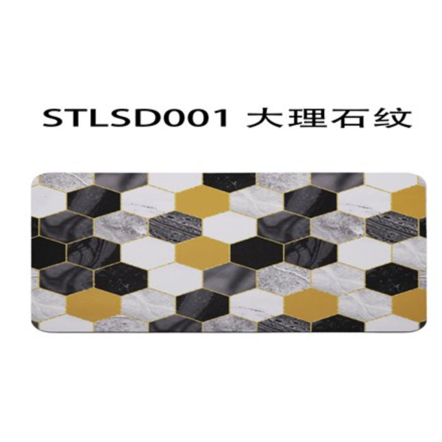 4 Pcs Rounded Marble Drain Pad