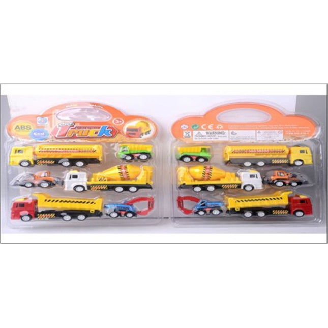 משאית הנדסה מושכת לאחור