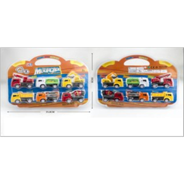 משאית הנדסה מושכת לאחור