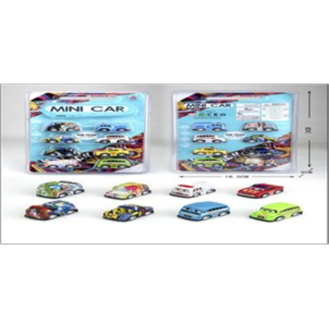 משוך אחורה גרפיטי מכונית מצוירת מכונית 8