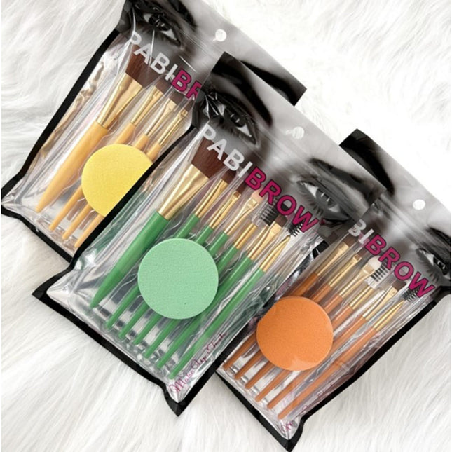 7 Pcs Brush Set+1 Puff