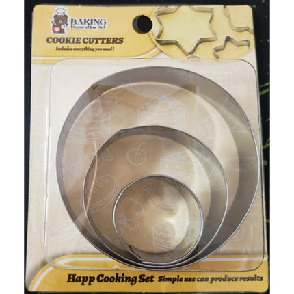 3Pcs  Cookie Mold