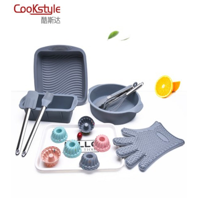 סט תבניות לעוגות סיליקון