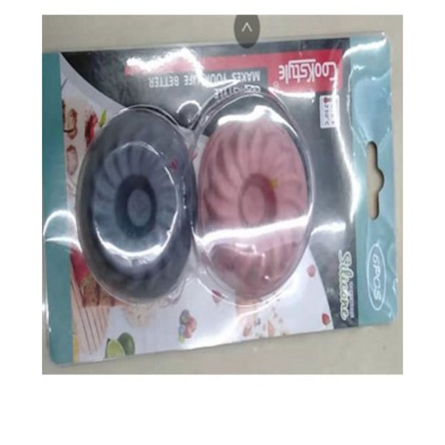 6 יחידות תבנית עוגת סיליקון