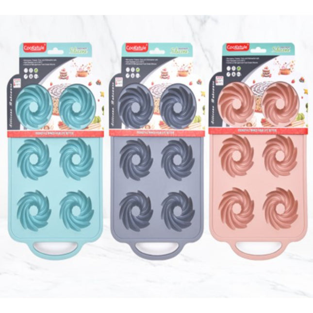 צלחת מרובעת עוגה בצורת פרח 7-רשת