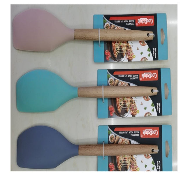 Wooden Handle + Silicone