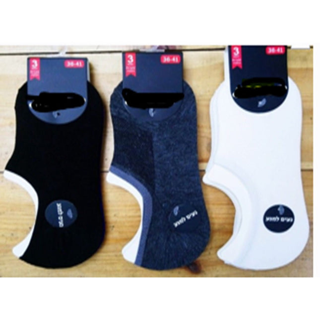 3 Pcs Invisibe Socks