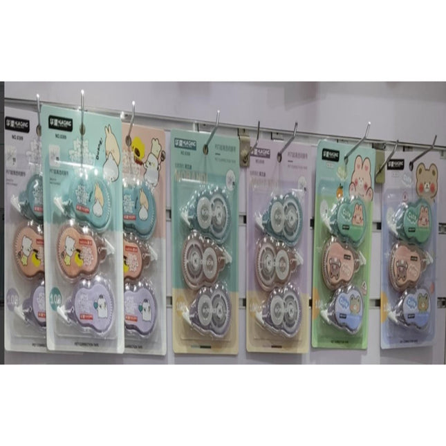 Pet Correction Tape 3Pcs/Set 6M/Pc