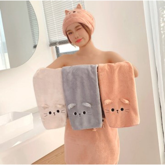 Silly Cat Hair Towel