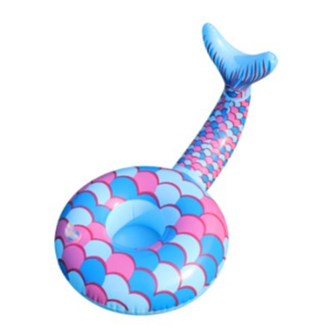 Inflatable Swim Cup Holderblue Mermaid