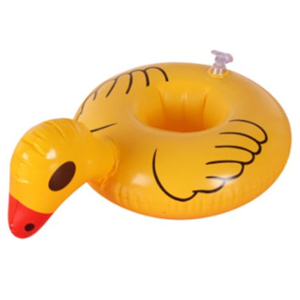 Inflatable Swim Cup Holdersimple Yellow Duck