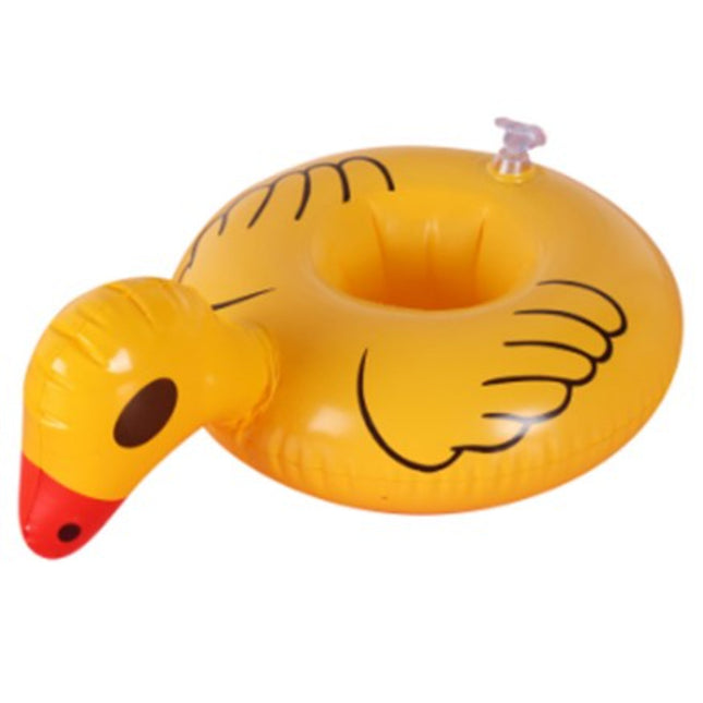 Inflatable Swim Cup Holdersimple Yellow Duck